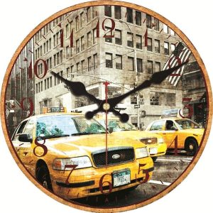 Wandklok Taxis New York